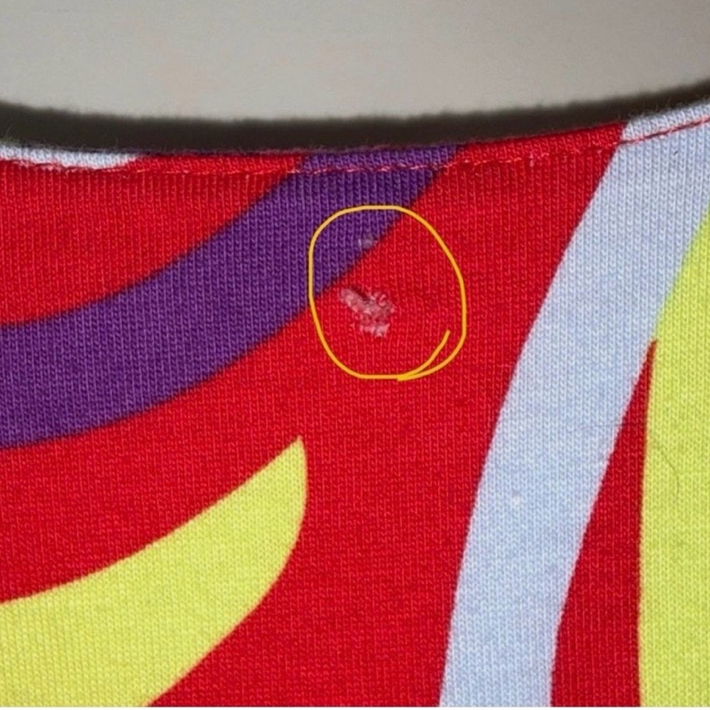 Hanna Andersson Girls Bright Retro Mod Swirl Cotton Dress Size 12 150 - Picture 8 of 12